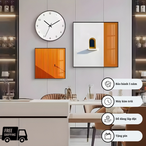 Tranh Đồng Hồ Treo Tường CL106