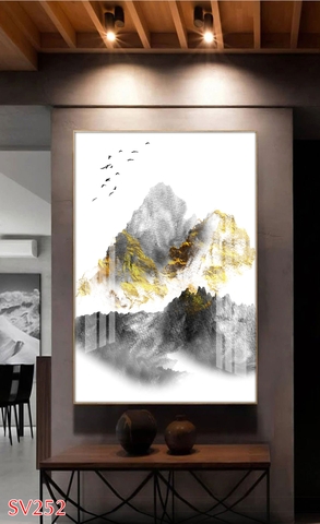 Tranh trừu tượng sơn thủy - PSV252