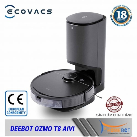 Robot hút bụi lau nhà ECOVACS DEEBOT OZMO T8 AIVI Plus