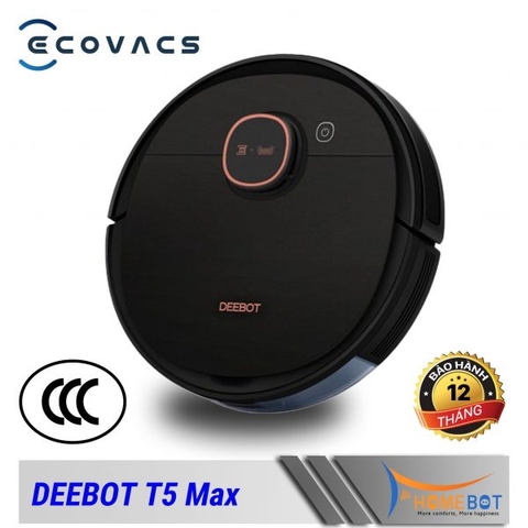 Robot hút bụi lau nhà Ecovacs Deebot T5 Max Chính Hãng