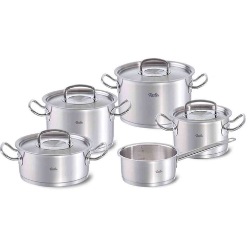 bộ nồi fissler original profi 5 món vung inox