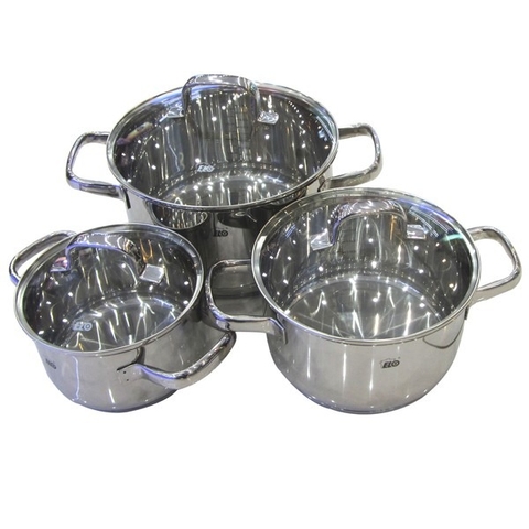 Bộ Nồi Xoong Cao Cấp Elo Cookware Oscar 3 Chiếc