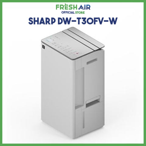 Máy lọc không khí và hút ẩm Sharp DW-T30FV-W (77m²/30lít)