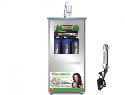 Máy lọc nước Kangaroo KG108 (8 cấp lọc, vỏ inox nhiễm từ )