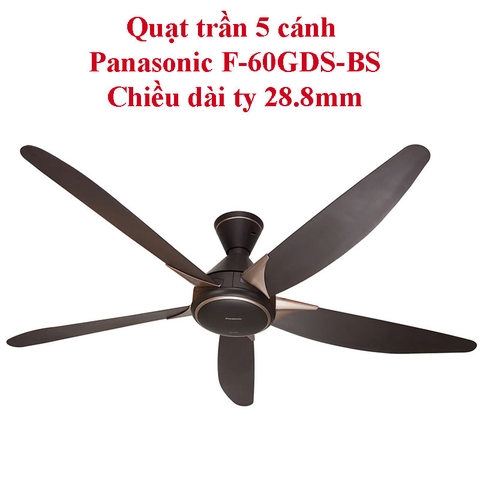 Quạt trần Panasonic 5 cánh F-60GDS-B