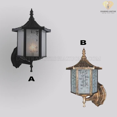 ĐÈN TƯỜNG HỢP KIM NGOÀI TRỜI CỔ ĐIỂN DTC021