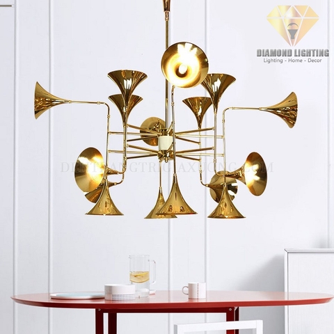 Diamond Lighting Đèn chùm hiện đại vàng - DCH360