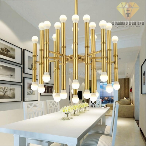 Diamond Lighting Đèn chùm hiện đại vàng trắng - DCH450