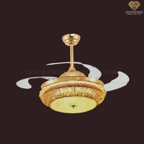 đèn quạt trần phòng khách - cao cấp