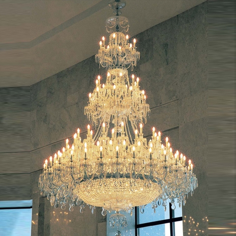 DIAMOND LIGHTING ĐÈN CHÙM PHA LÊ ĐẲNG CẤP CỔ ĐIỂN TRẮNG- CN 1805