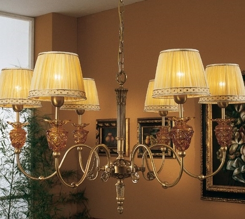 DIAMOND LIGHTING ĐÈN CHÙM HỢP KIM CỔ ĐIỂN VÀNG - DC TL90