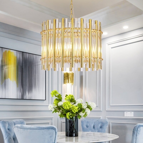Diamond Lighting Đèn Chùm Pha Lê Đũa Hiện Đại Vàng - DC00087