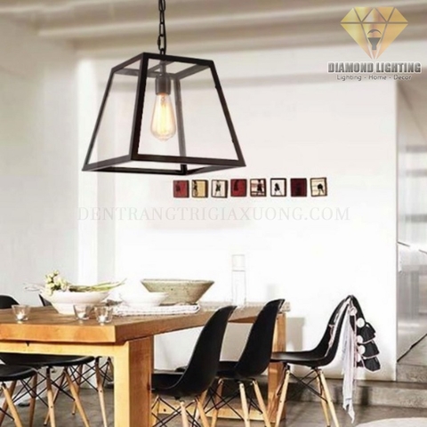 Đèn cafe thả khối hình bình hành DTCF712