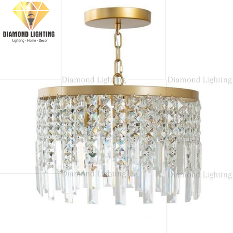 DIAMOND LIGHTING ĐÈN CHÙM CHRYSANTHE PHA LÊ HIỆN ĐẠI VÀNG TRẮNG - DCHD 1111S