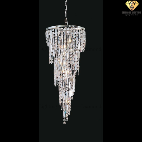 DIAMOND LIGHTING ĐÈN CHÙM PHA LÊ HIỆN ĐẠI TRẮNG - DC 1701/KR