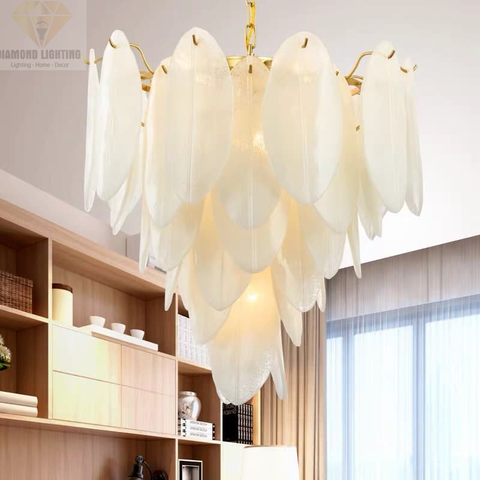 DIAMOND LIGHTING ĐÈN CHÙM THỦY TINH HIỆN ĐẠI VÀNG TRẮNG - DCHD415