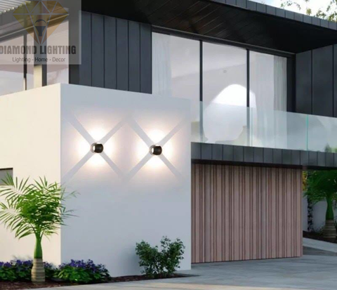 Đèn Tường Hợp Kim Tia 4 Góc Hiện Đại DTHD0077