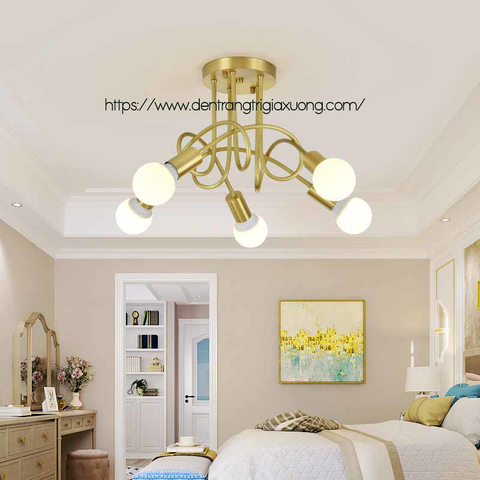 Diamond Lighting Đèn Chùm Hợp Kim Hiện Đại Vàng Trắng - DCHD009