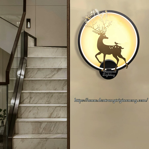 ĐÈN TƯỜNG HƯU HỢP KIM HIỆN ĐẠI - DTHD 88445