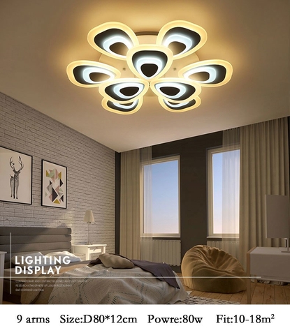 Đèn Ốp Trần Hợp Kim Hoa Hiện Đại DOT0070