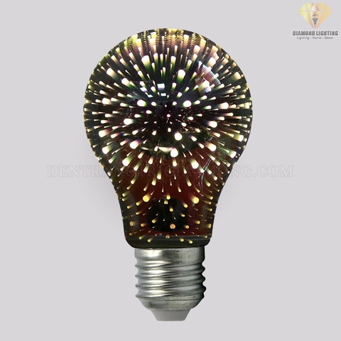 BÓNG ĐÈN LED 3D PHÁO HOA  A60 LED940