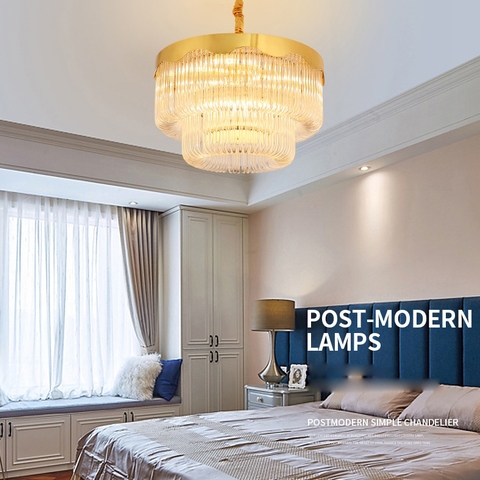 đèn chùm thả phòng ngủ hiện đại - đèn chùm pha lê cao cấp