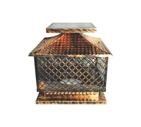 đèn trụ cổng xi đồng cao cấp