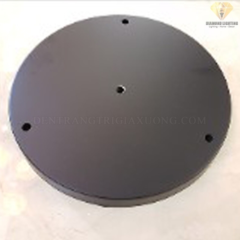 PHỤ KIỆN ĐÈN ĐẾ TRÒN ĐEN  Ø300 PKD120