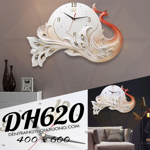 ĐỒNG HỒ TRANG TRÍ TREO TƯỜNG NGHỆ THUẬT DH620