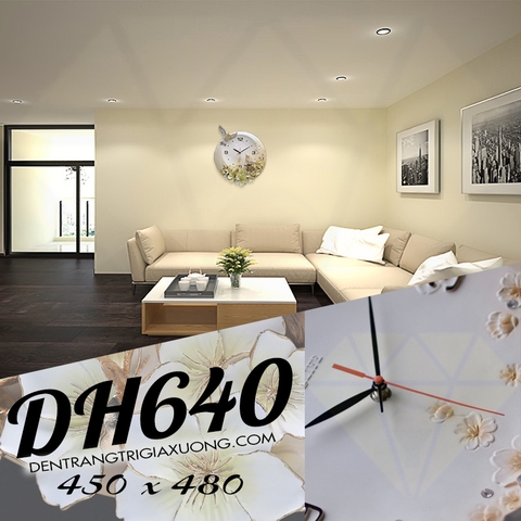 ĐỒNG HỒ TRANG TRÍ TREO TƯỜNG NGHỆ THUẬT DH640