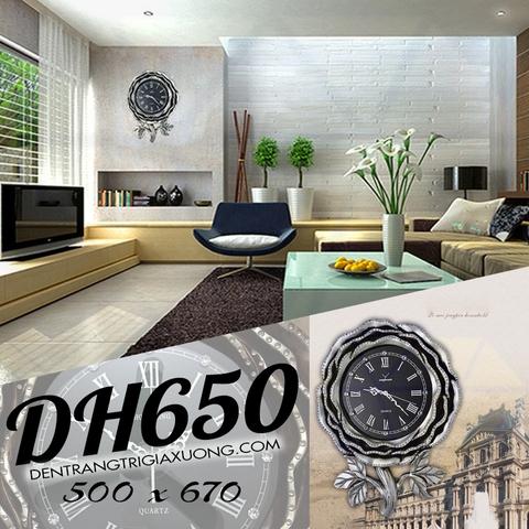 ĐỒNG HỒ TRANG TRÍ TREO TƯỜNG NGHỆ THUẬT DH650