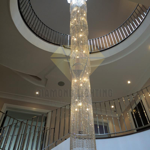 DIAMOND LIGHTING ĐÈN CHÙM PHA LÊ THÁC NƯỚC HIỆN ĐẠI TRẮNG - DTTT 8850