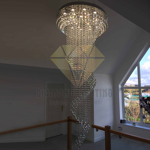 DIAMOND LIGHTING ĐÈN CHÙM PHA LÊ THIẾT KẾ HIỆN ĐẠI TRẮNG - DTTT 8829