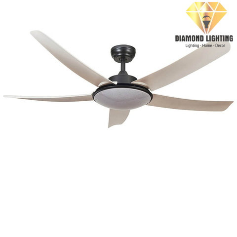 QUẠT TRẦN ĐÈN 5 CÁNH ABS WHITE HIỆN ĐẠI -QT 2T0