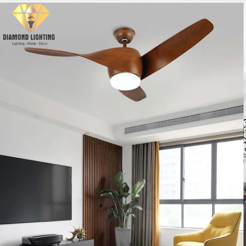 QUẠT TRẦN GỖ 3 CÁNH GỖ HIỆN ĐẠI - QT 8N8
