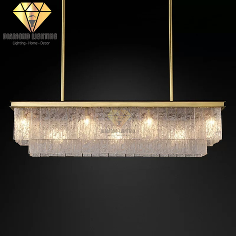 DIAMOND LIGHTING ĐÈN CHÙM PHA LÊ  SAVILE ROW HIỆN ĐẠI VÀNG TRẮNG - DCCC 2219