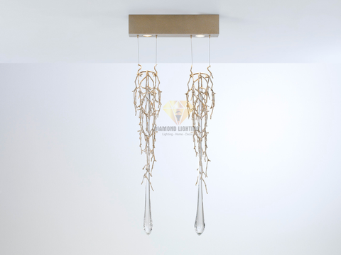 ĐÈN THẢ DOUBLE SERIPS PHA LÊ HIỆN ĐẠI - DCSR 949