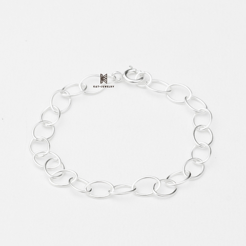 Lắc Tay Bạc - Bracelets Silver - BRA BIG CIRCLE CHAIN