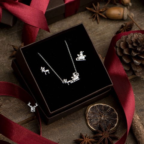 Ông già noel cưỡi tuần lộc bạc 925 - bộ sưu tập giới hạn mùa giáng sinh