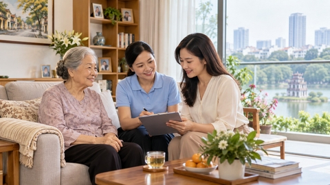 Giúp việc chăm người già tại Hà Nội: trao đổi kinh nghiệm để chọn người phù hợp