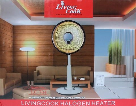 Quạt Sưởi Đứng Halogen LivingCook LC-704