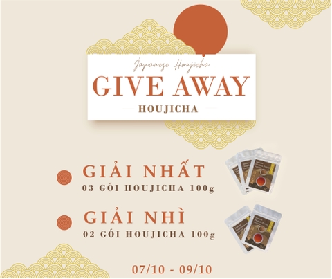 [GIVE-AWAY CUỐI BÀI] TẶNG HOUJICHA – BỘT TRÀ RANG NHẬT BẢN VỚI GIÁ TRỊ HƠN 1 TRIỆU ĐỒNG.