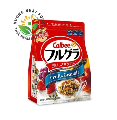 CALBEE NGŨ CỐC DINH DƯỠNG TRÁI CÂY 482G