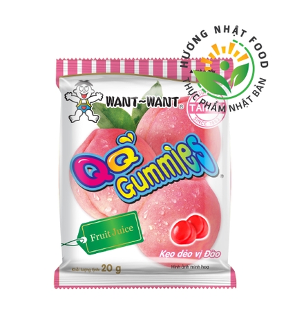 KẸO DẺO WANT WANT GUMIES VỊ ĐÀO 20G