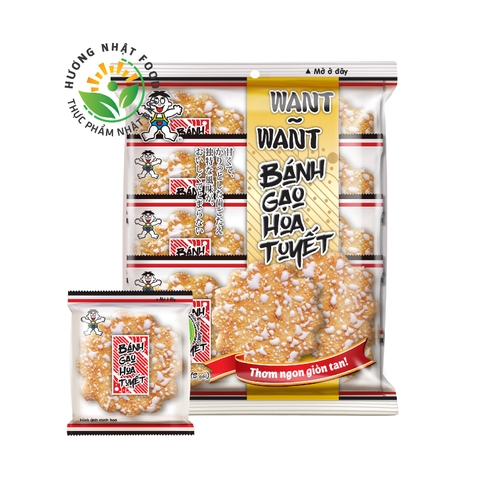 BÁNH GẠO HOA TUYẾT THANH CAY WANT WANT 110G