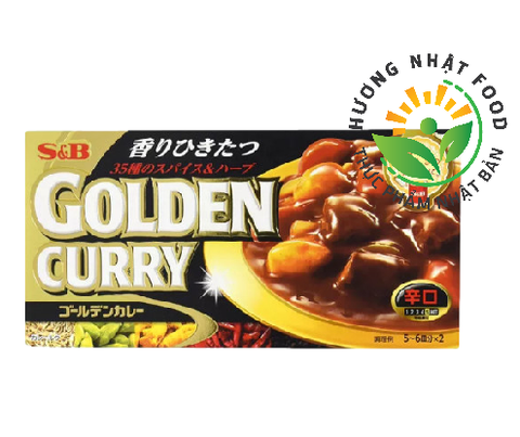 CÀ RI GOLDEN CURRY S&B NHẬT BẢN  198G