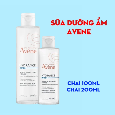 Sữa dưỡng ẩm sâu Avene Hydrance Deep Moist Lotion 200ml - cho da hỗn hợp, da khô và nhạy cảm
