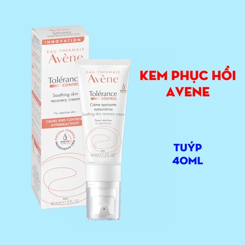 Kem dưỡng ẩm Avene Tolerance Control Soothing Skin Recovery Cream 40ml - phục hồi và làm dịu da