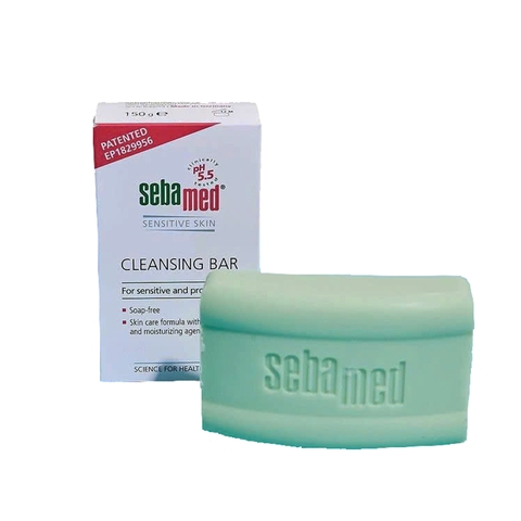 Xà phòng Sebamed pH5.5 Cleansing Bar 100gr - giảm khuẩn cho da khô, da chàm