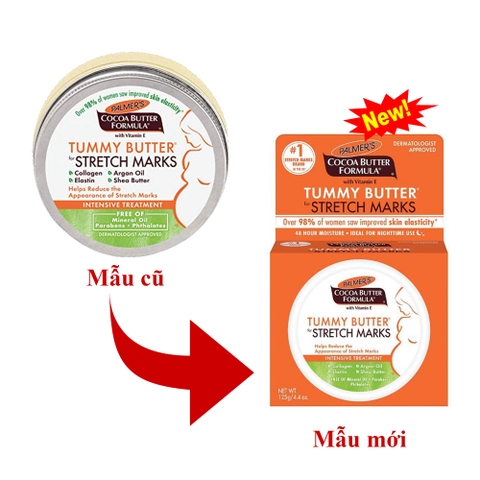 Bơ đậm đặc ngừa rạn da Palmer's Cococa Butter Tummy Butter 125g - từ tháng thứ 7 đến cuối thai kỳ